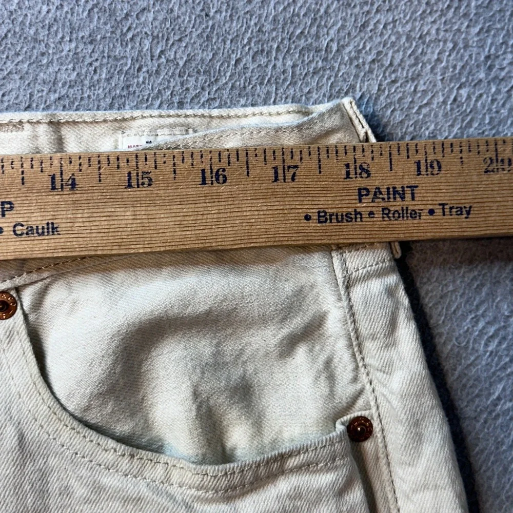 Levi's 501 Jeans Mens 38x34 (36x32) Original Fit White Oak Cone Denim Straight